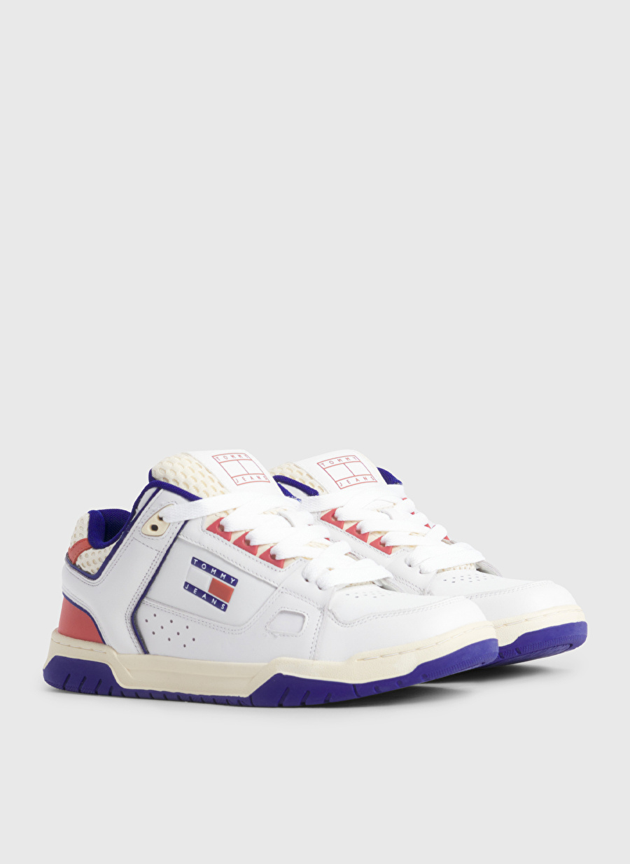 Tommy Hilfiger Mavi Erkek Deri Sneaker TJM SKATER LOW