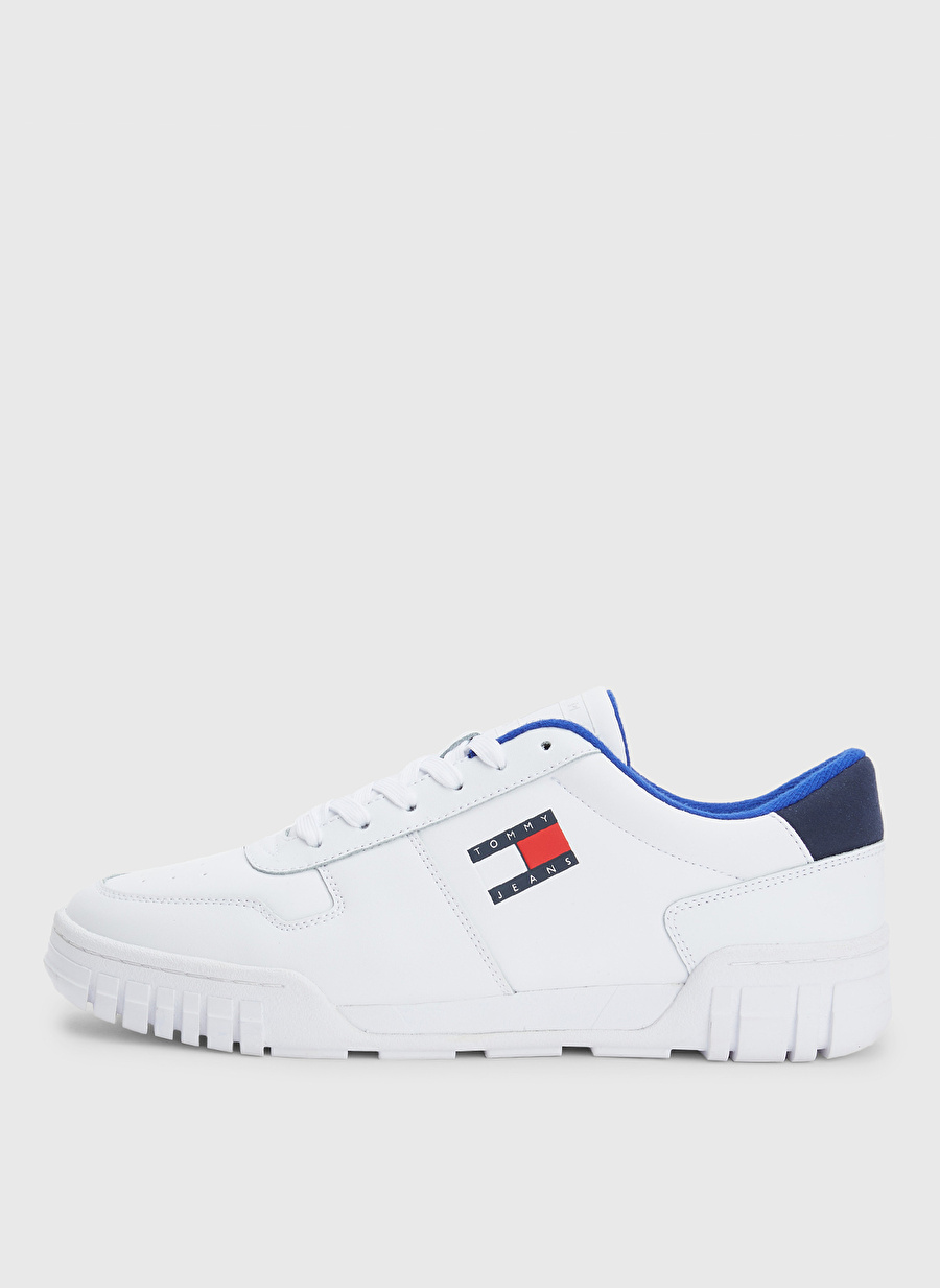 Tommy Hilfiger Beyaz Erkek Deri Sneaker  CUPSOLE ESS