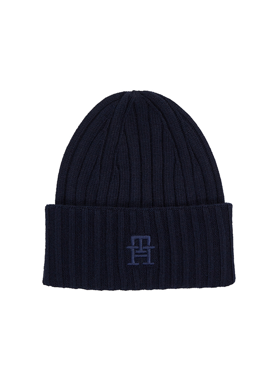 Tommy Hilfiger Mavi Kadın Şapka TH ICONIC BEANIE_1