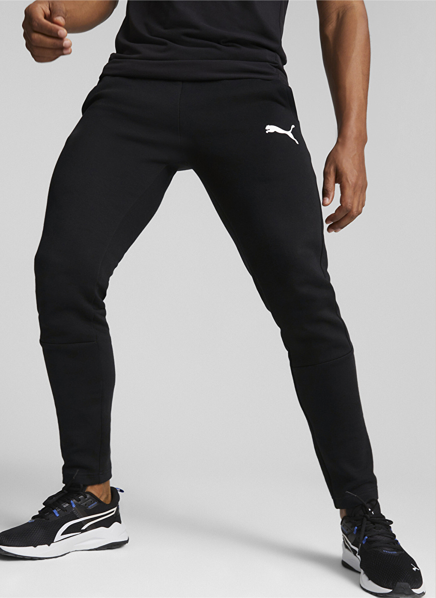 Puma Siyah Erkek Regular Fit Eşofman Altı 58581401 EVOSTRIPE Core Pants