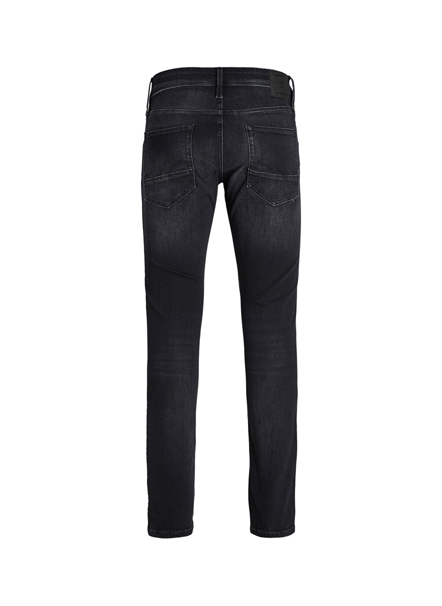 Jack & Jones Düşük Bel Slim Fit Siyah Erkek Denim Pantolon 12223627_JJIGLENN JJFOX GE 147 NOOS