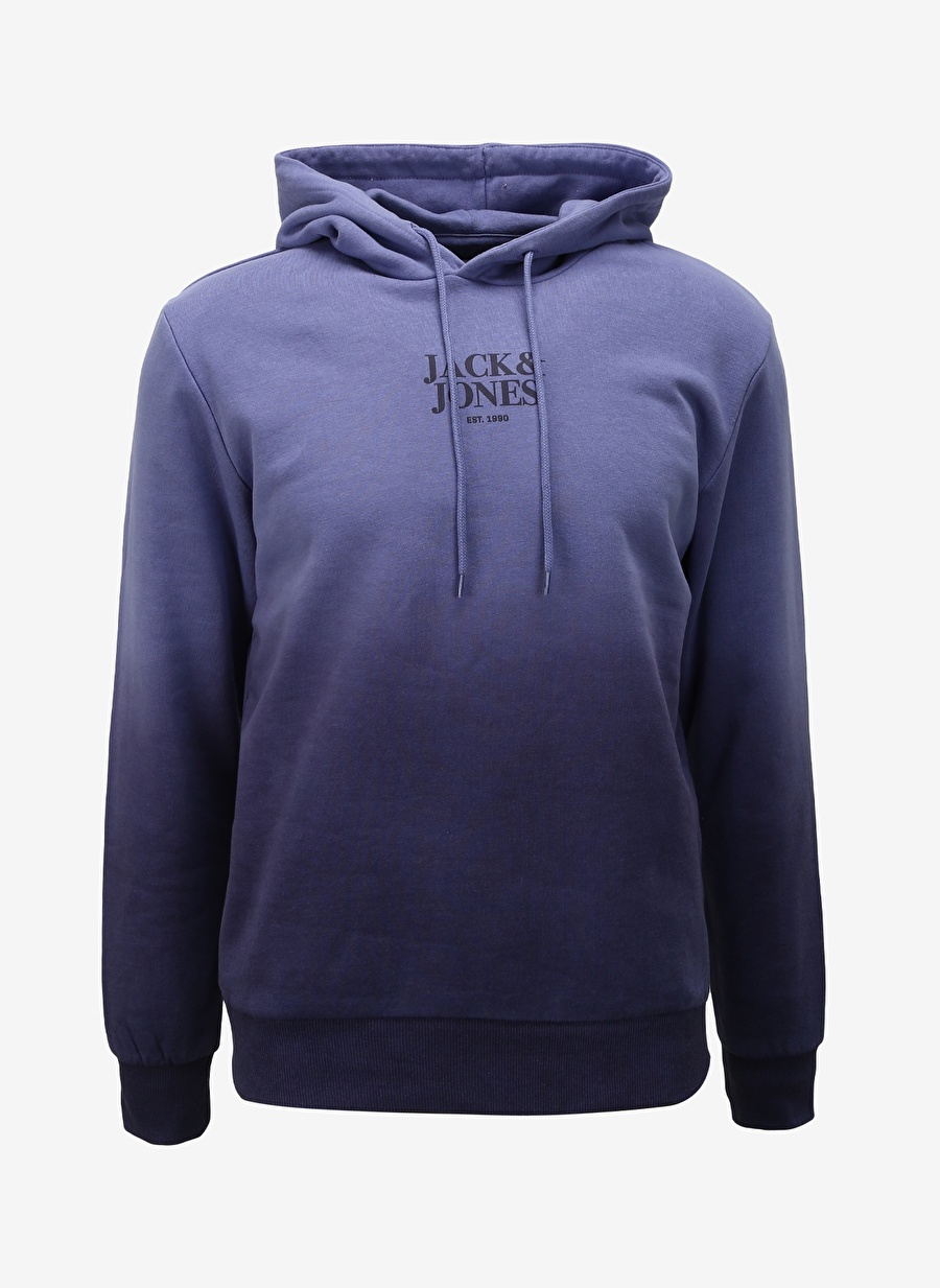 Jack & Jones Mor Erkek Sweatshırt 12236151_JJFADE SWEAT HOOD