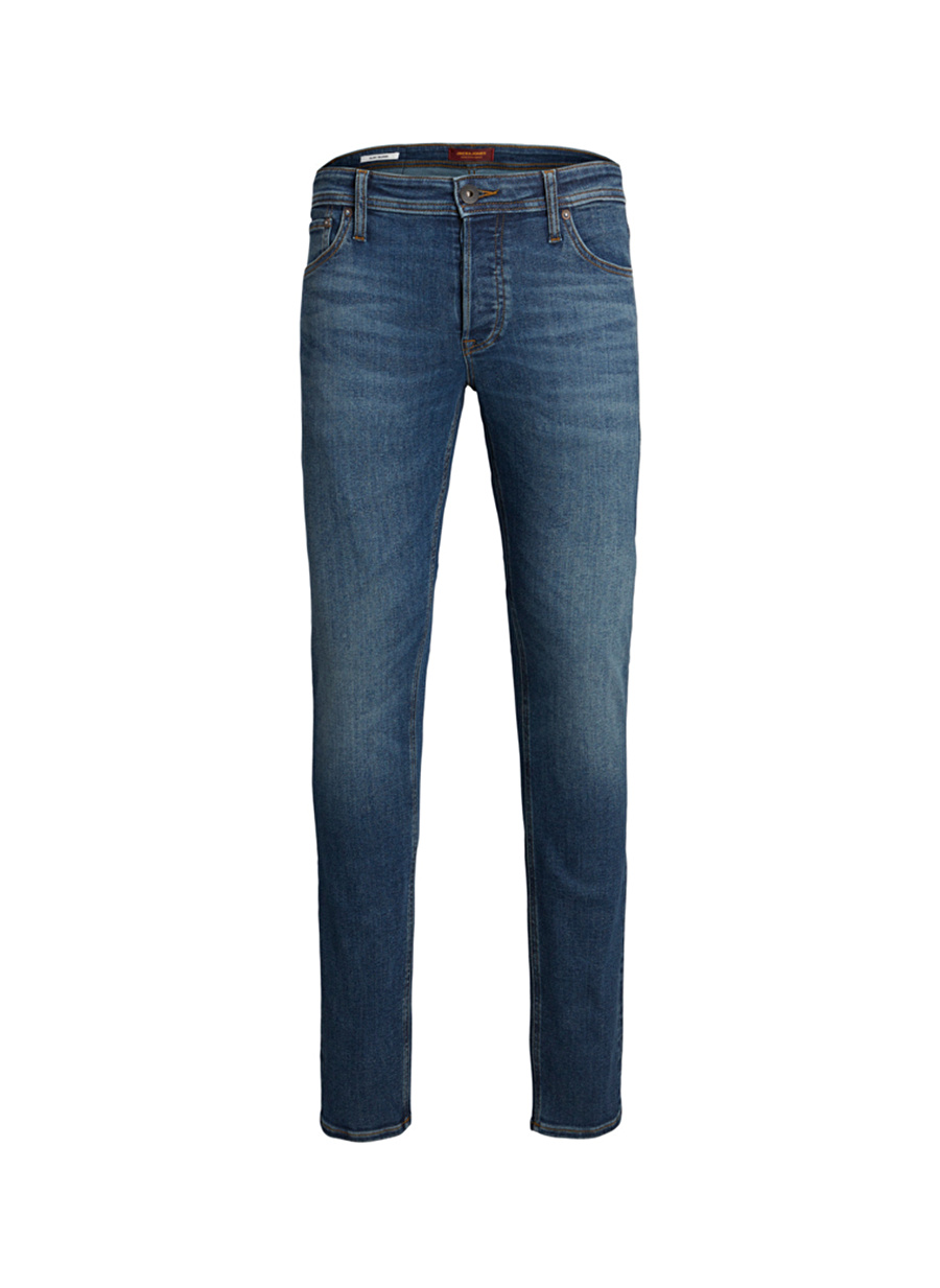 JJIGLENN JJORIGINAL AM 819 Erkek Düşük Bel Slim Fit Denim Pantolon 12224987