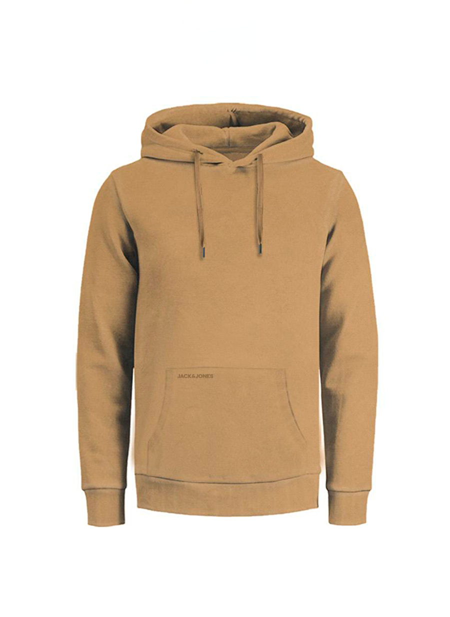 Jack & Jones Kapüşon Yaka Kahve Erkek Sweatshırt 12234739_JJEDREW SWEAT HOOD NOOS