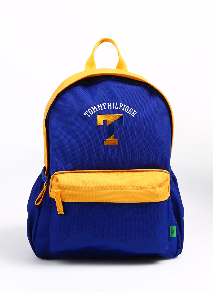 Tommy Hilfiger Mavi Erkek Çocuk Sırt Çantası COLORFUL VARSITY BACKPACK