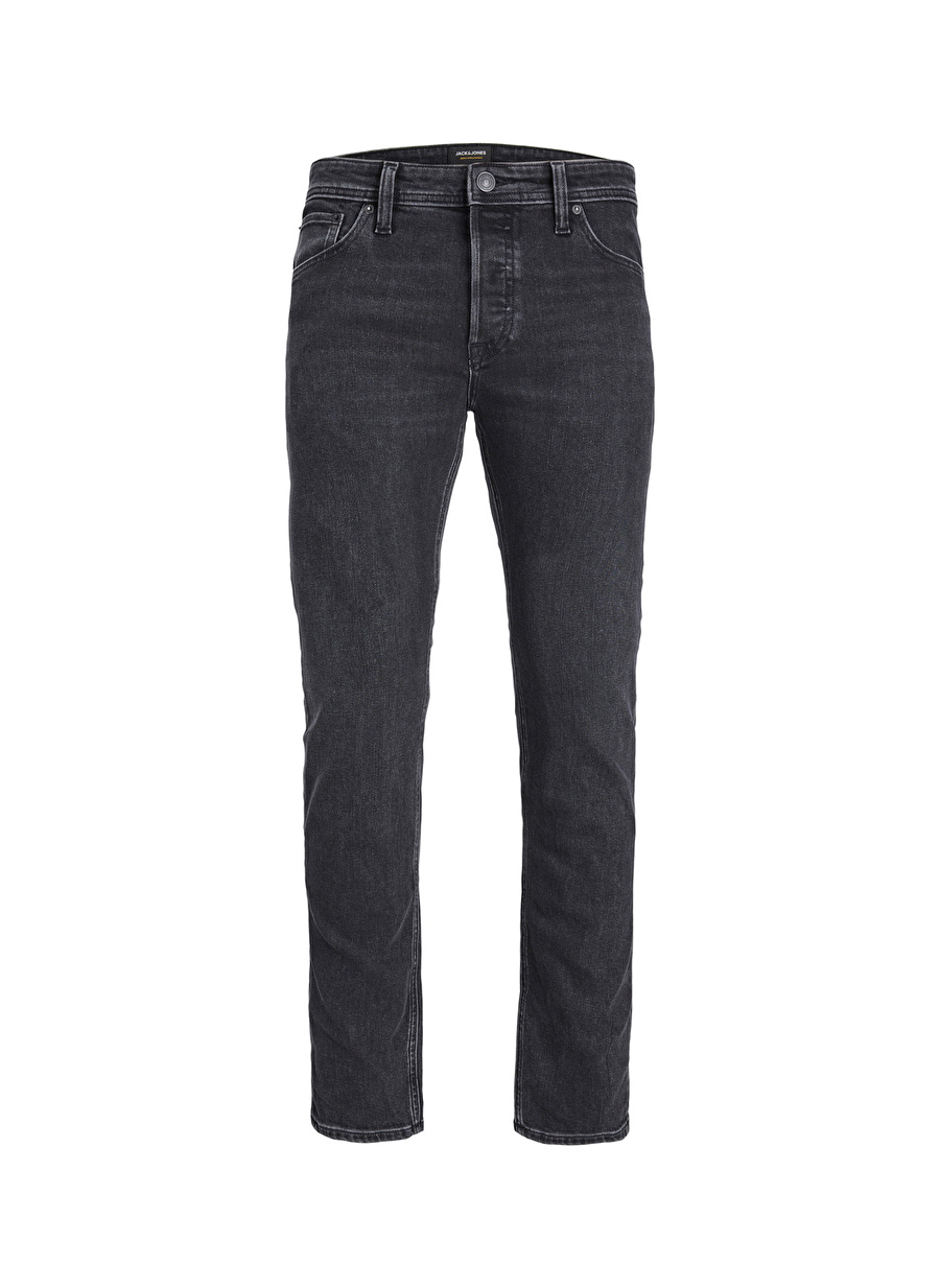 Jack & Jones Normal Bel Regular Fit Siyah Erkek Denim Pantolon 12242508_JJITIM JJORIIGINAL AM 389_5