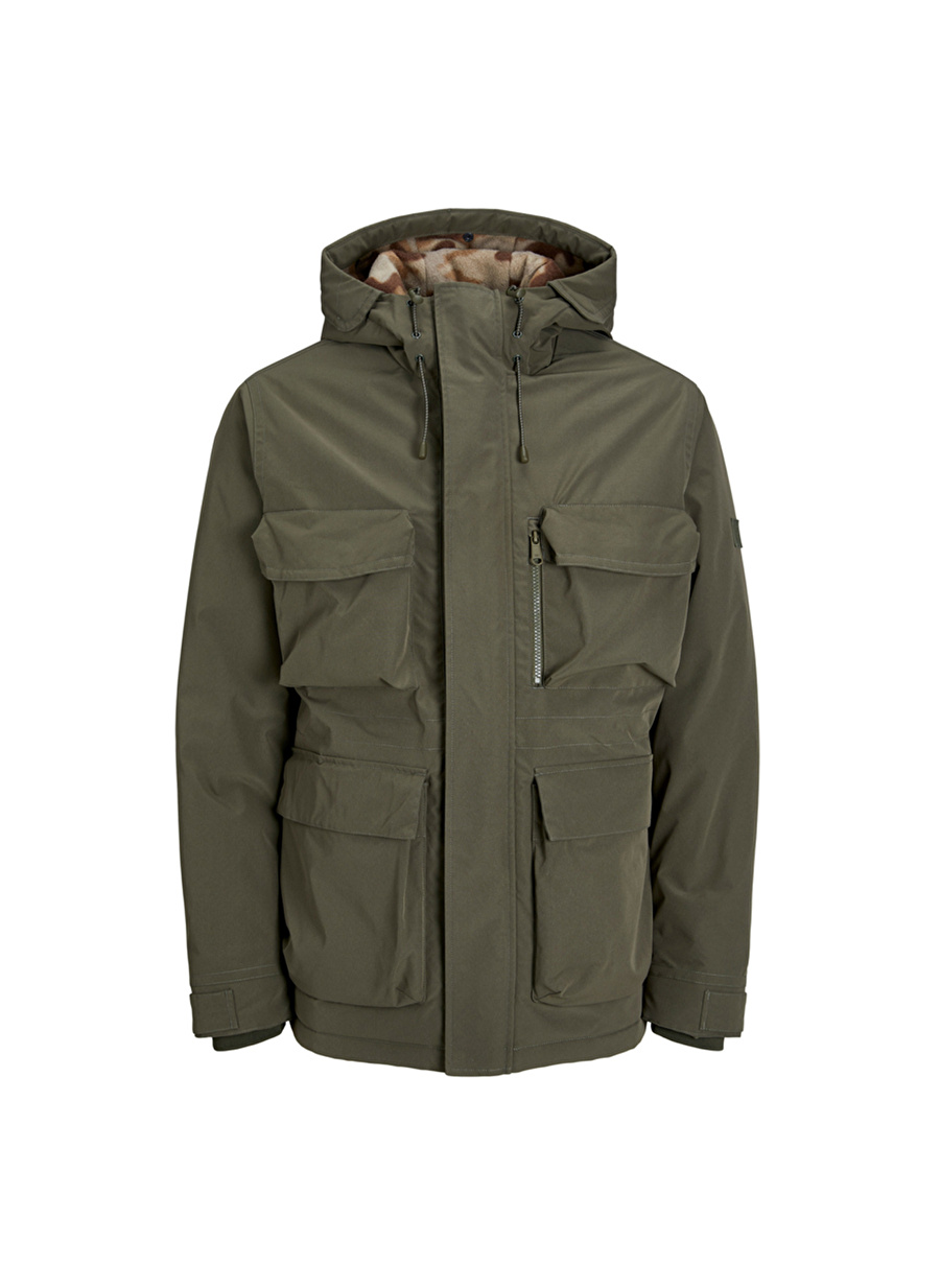 Jack & Jones Haki Erkek Mont 12241598_JPRBLUASHER ARTIC JACKET