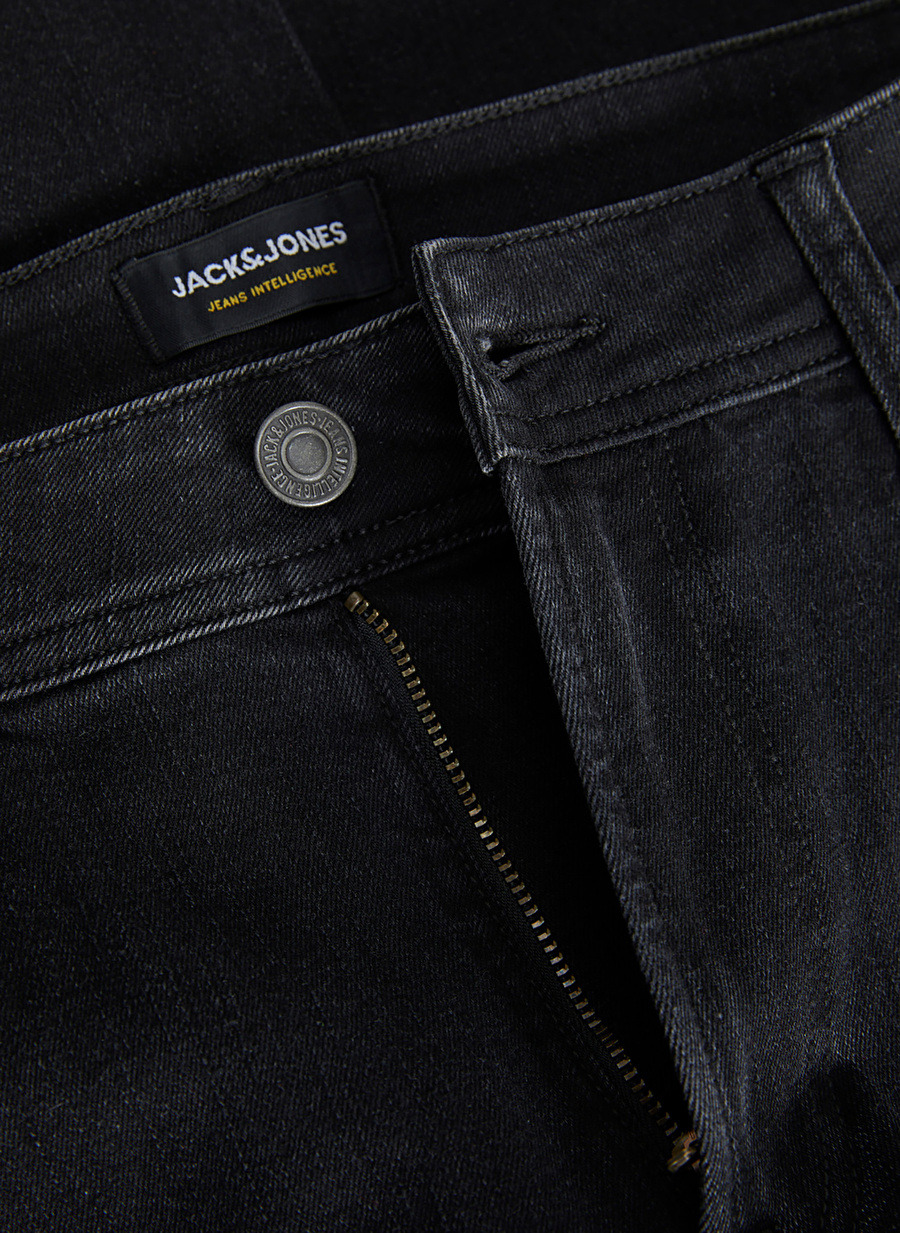 Jack & Jones JJILIAM JJORIGINAL SQ 356 Siyah Erkek Düşük Bel Skinny Fit Denim Pantolon 12246950