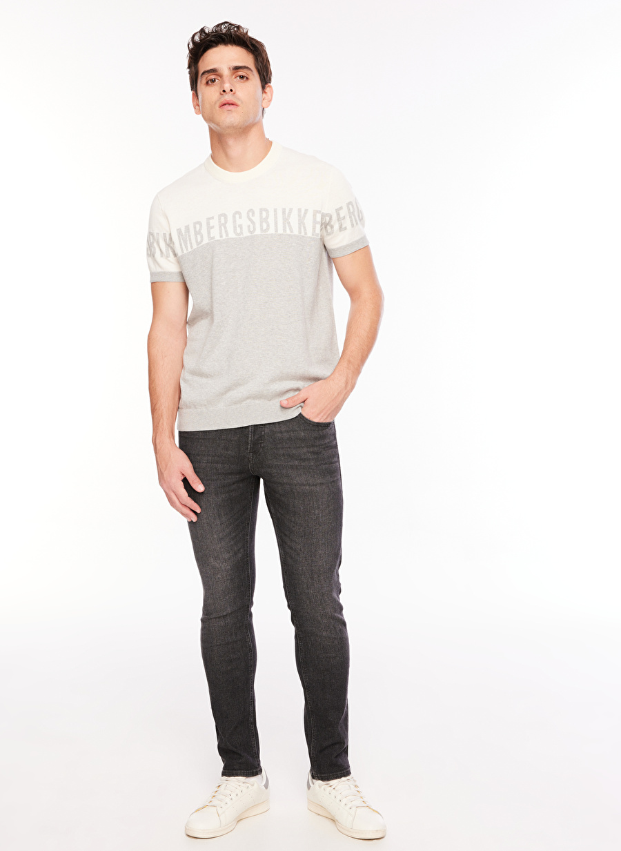 Jack & Jones 12243595_JJIGLENN JJORIGINAL SQ 270 Siyah Erkek Düşük Bel Slim Fit Denim Pantolon_0