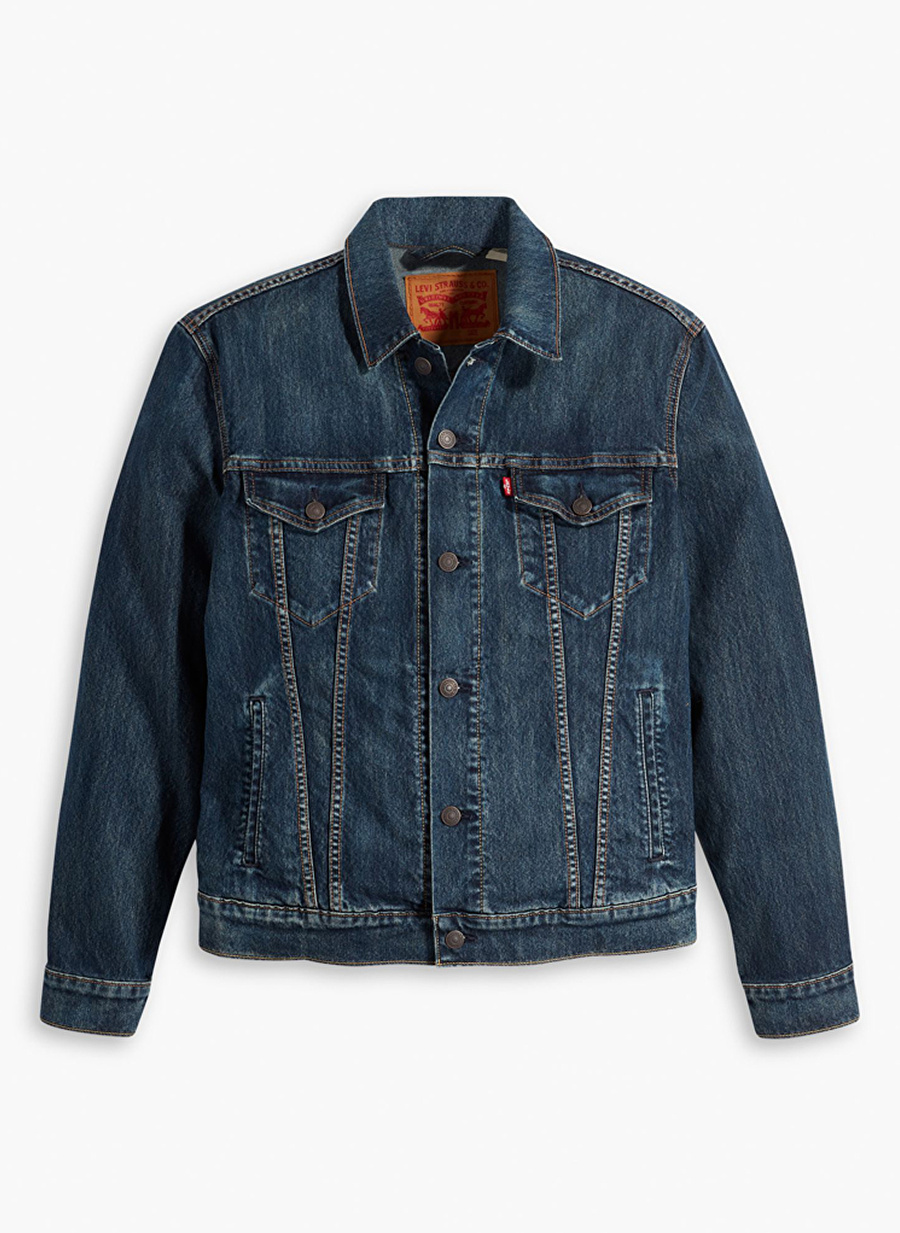 Levis Koyu Mavi Erkek Denim Ceket 72334-0682_THE TRUCKER JACKET CLARK_2