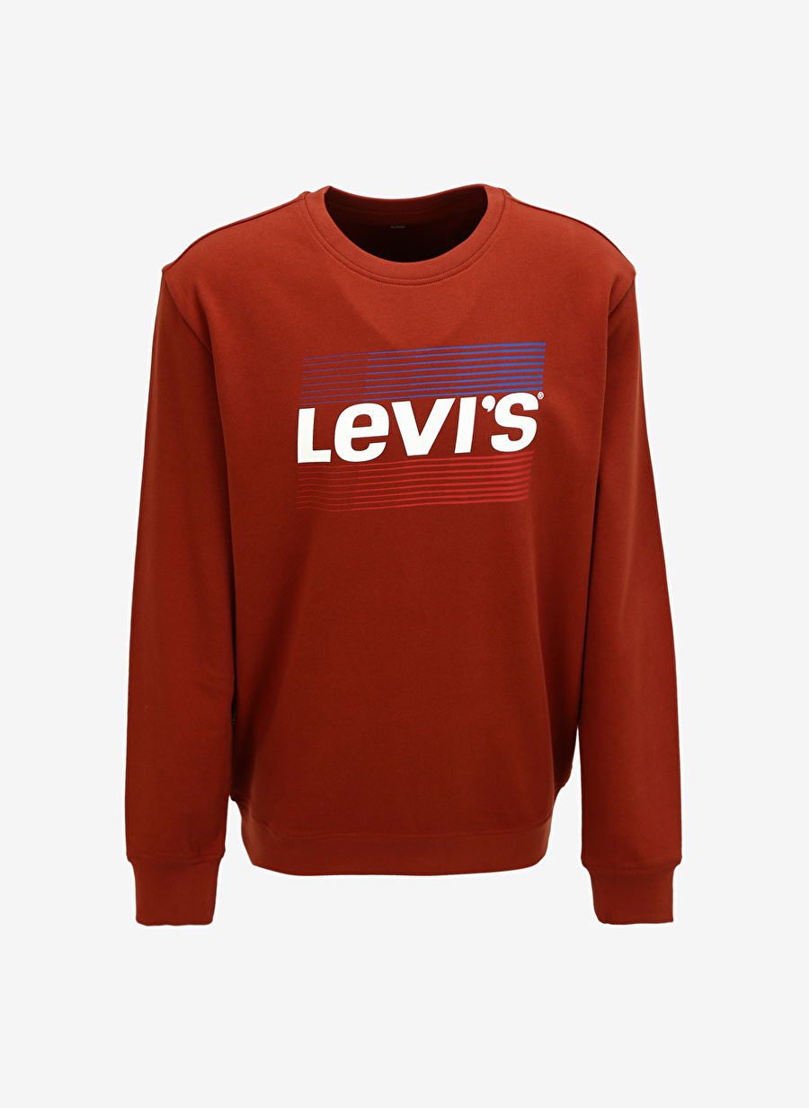 Levis Bisiklet Yaka Kırmızı Erkek Sweatshırt 59638-0249_BLRMT NEW SWEAT 6 OLYMPI