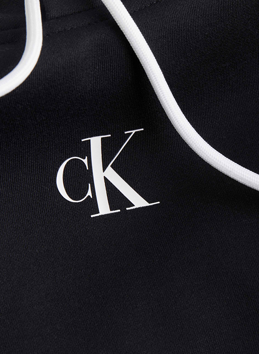 Calvin Klein Jeans Kapüşon Yaka Siyah Erkek Sweatshırt J30J323435BEH_3