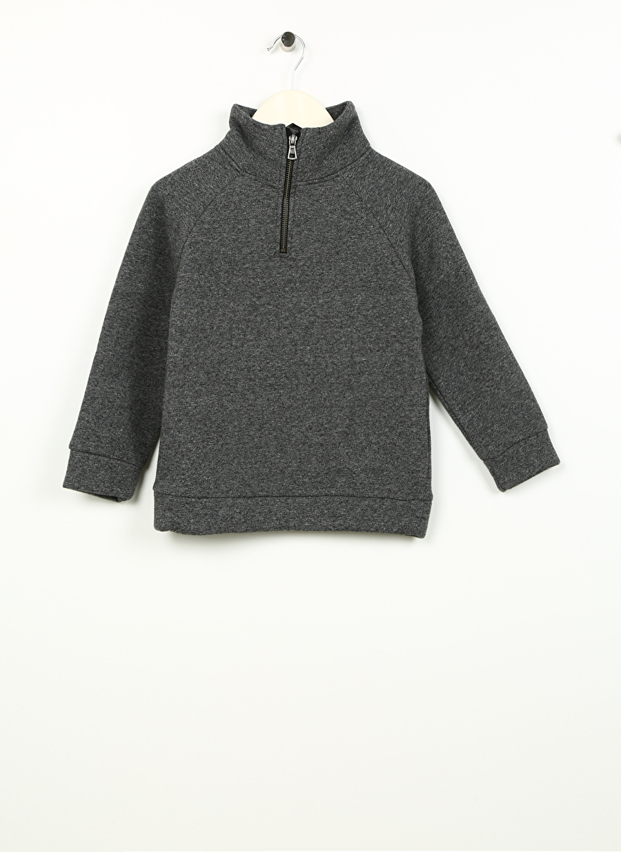 Koton Koyu Gri Erkek Çocuk Sweatshirt 4WKB10119TK