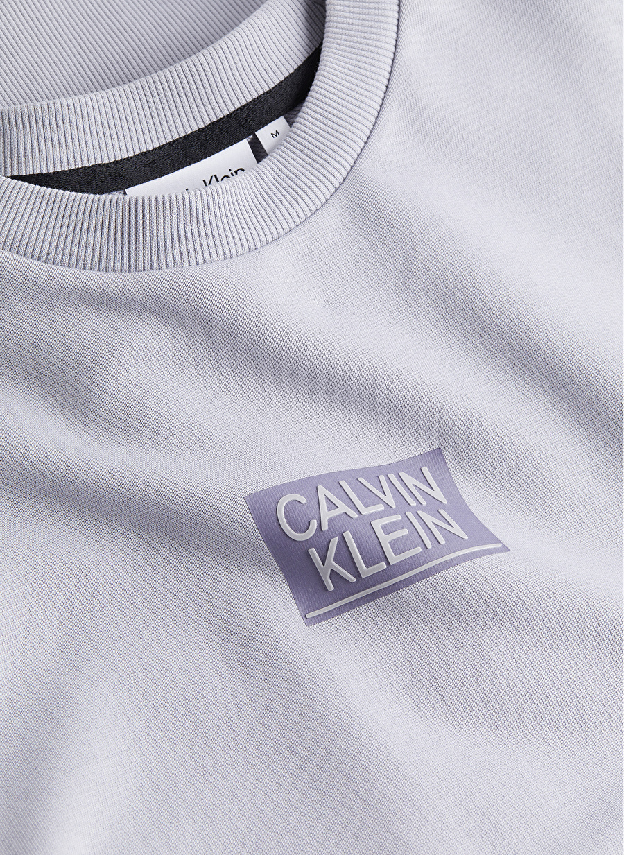 Calvin Klein Bisiklet Yaka Mor Erkek Sweatshırt K10K111525VBX_2