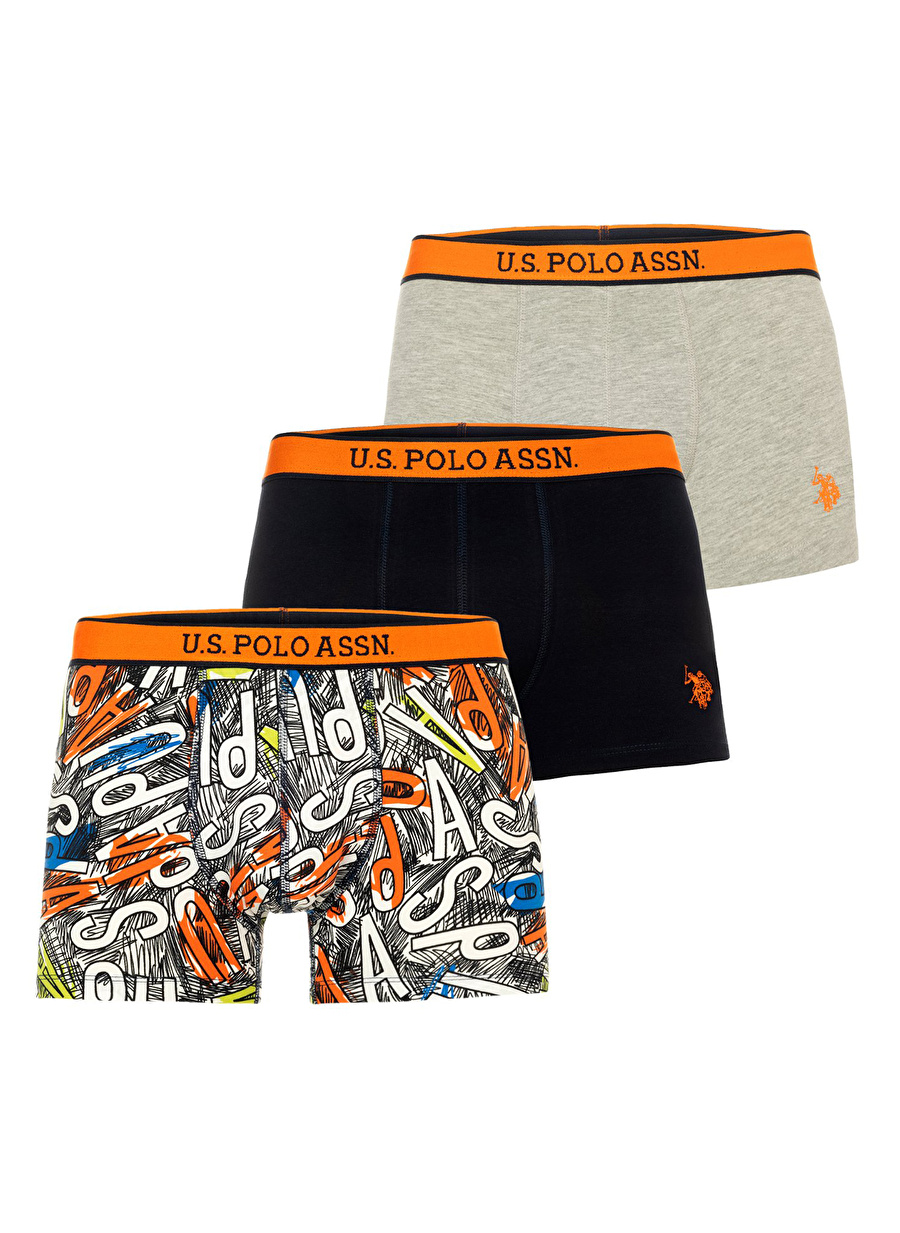 U.S. Polo Assn. Lacivert Erkek Boxer I081SZ0IA.000.3BMDLLG