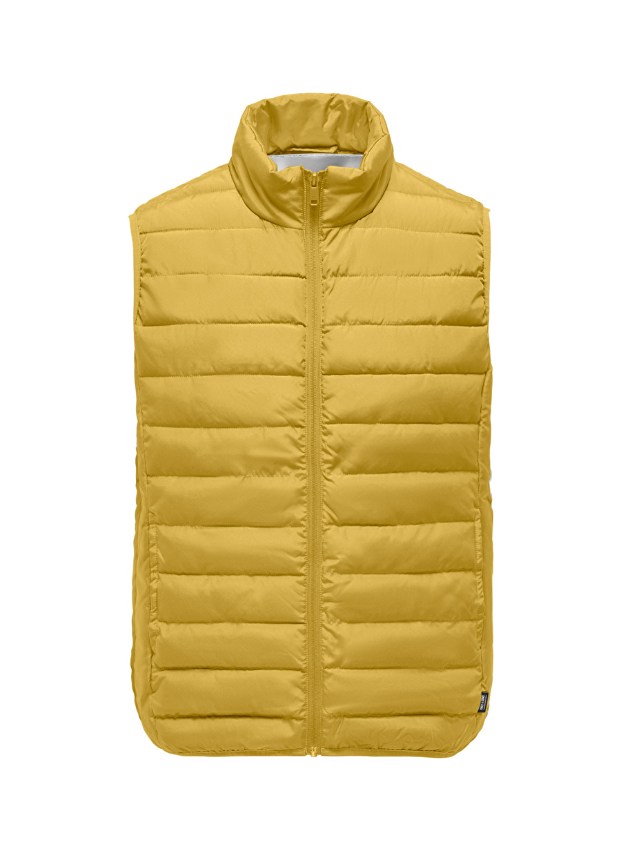 Only & Sons Sarı Erkek Yelek ONSBRON QUILT VEST OTW VD