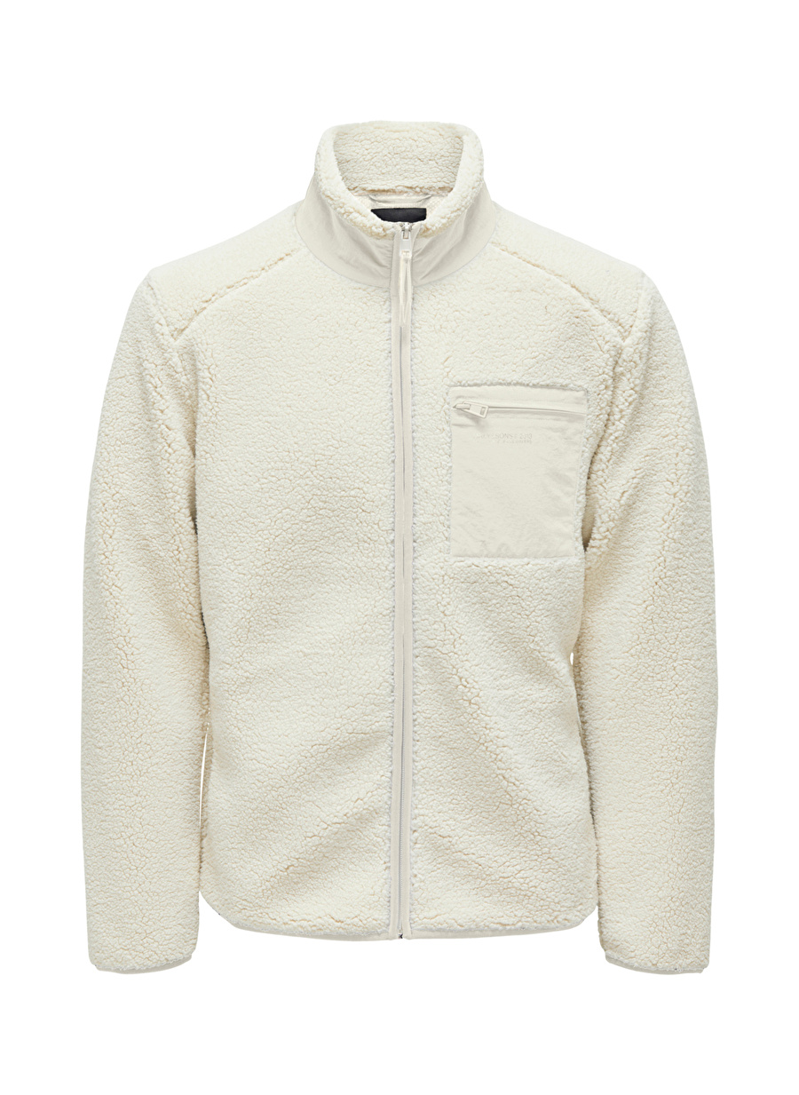 Only & Sons Rahat Krem Erkek Ceket ONSDALLAS SHERPA JACKET OTW VD