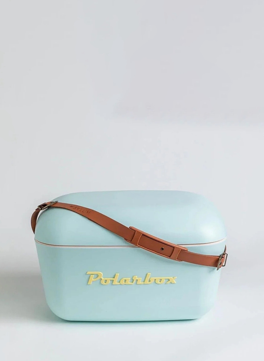 Polarbox Portatif Soğutucu Termos Çanta Sky Blue - Yellow Classic 20L