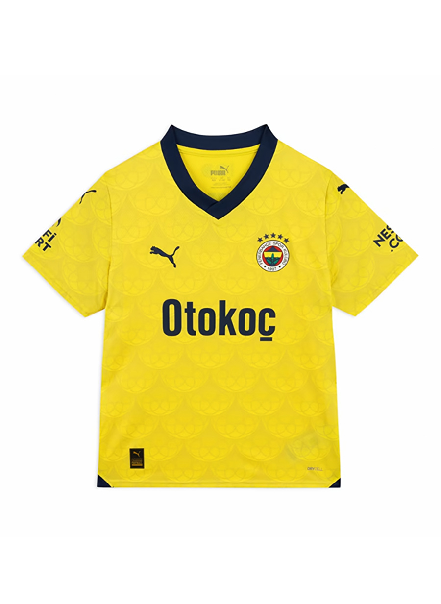 Puma Sarı Erkek Çocuk Fenerbahçe Forma 77200704 FSK Away Jersey Replica Jr