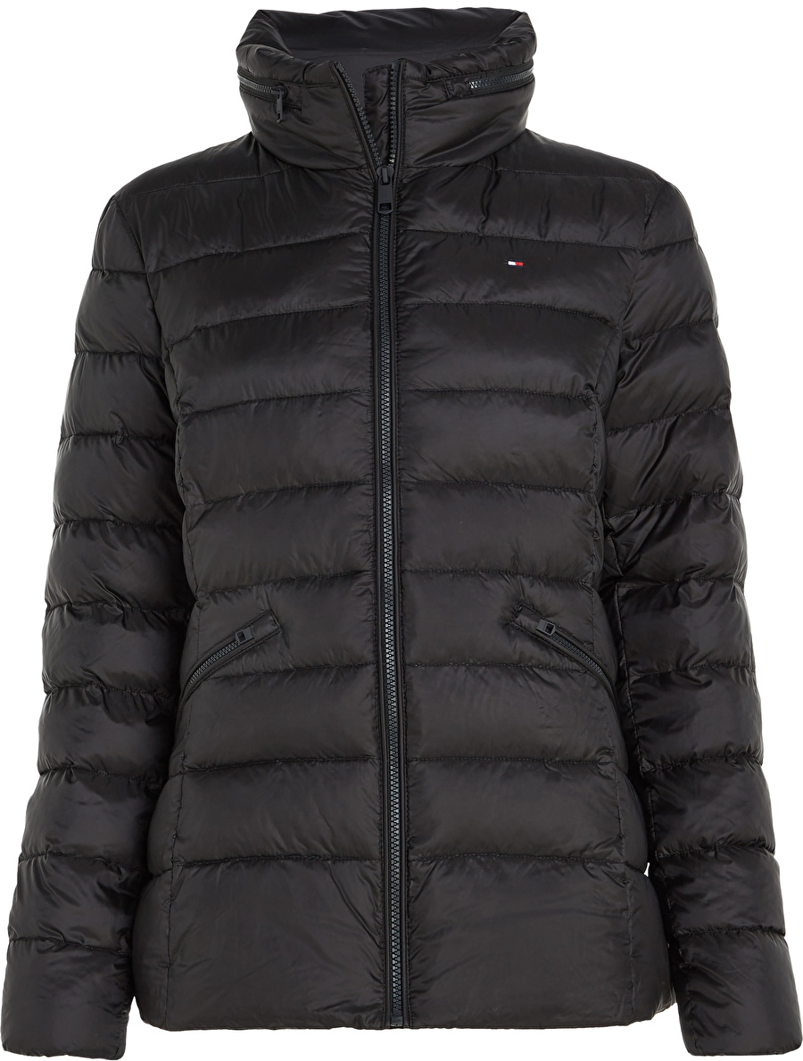 Tommy Hilfiger Siyah Kadın Mont WW0WW39581BDS