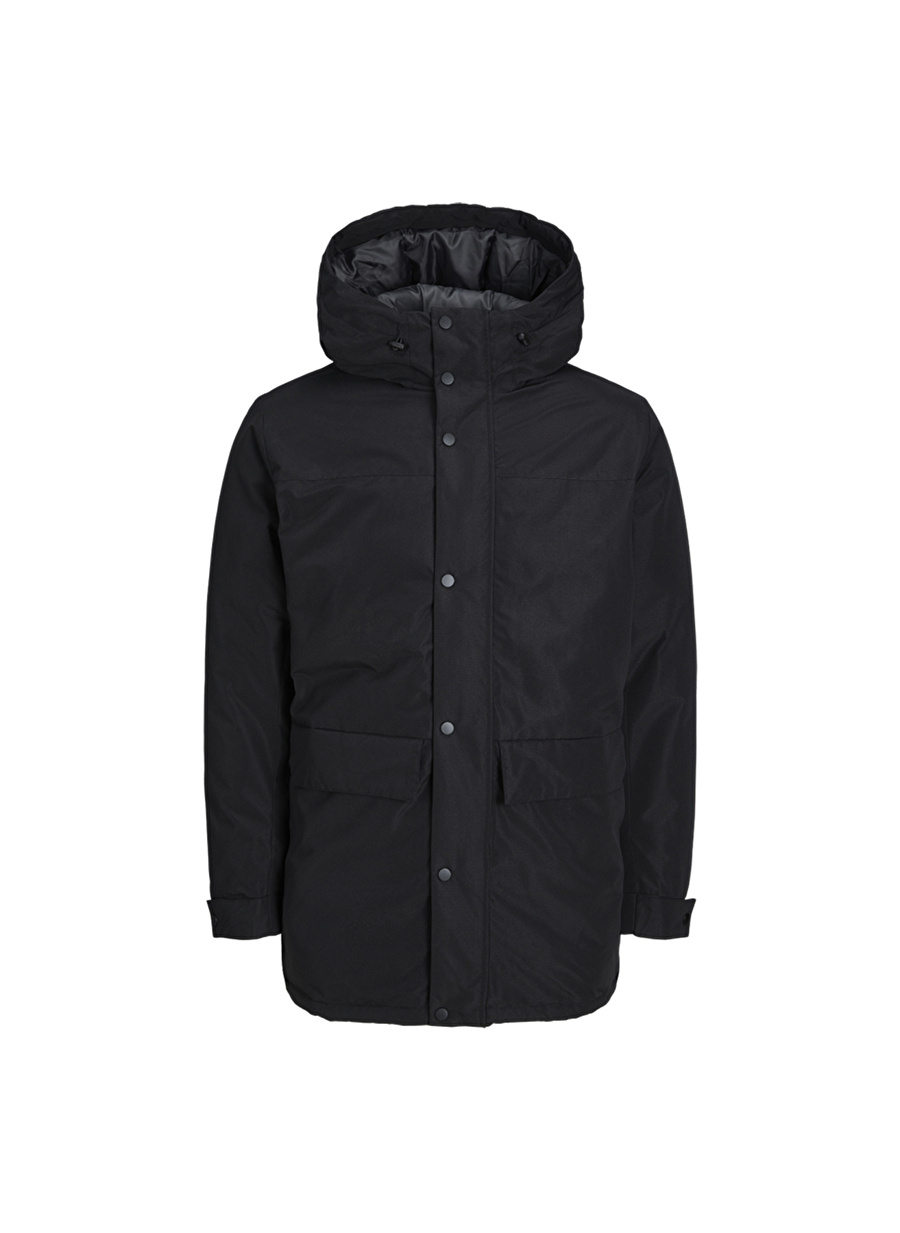 Jack & Jones Siyah Erkek Mont JJCHAMP PARKA JACKET