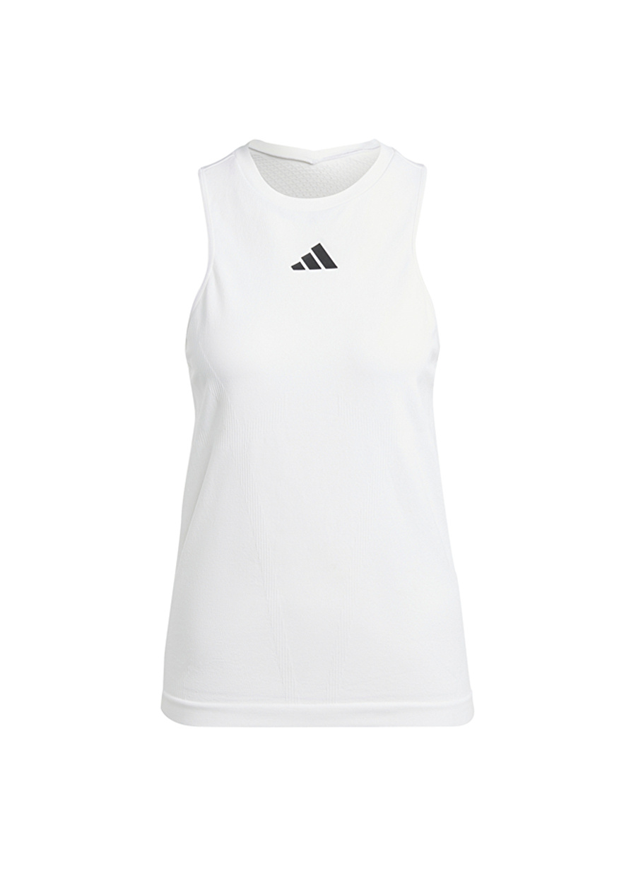 adidas Beyaz Kadın Bisiklet Yaka Atlet IA7030-Y-TANK PRO