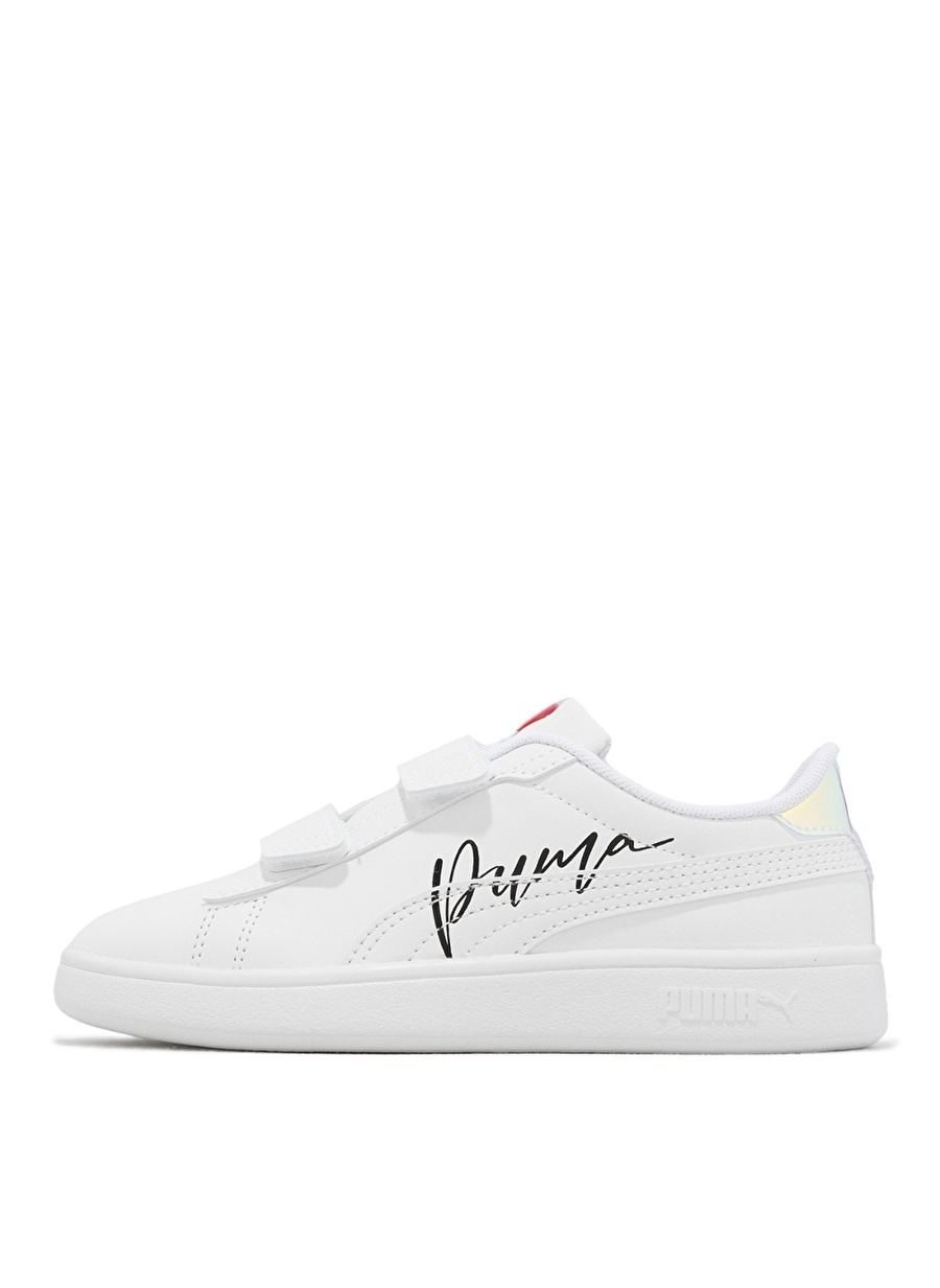 Puma Beyaz Kız Çocuk Yürüyüş Ayakkabısı 39257401 Puma Smash 3.0 L Crystal V