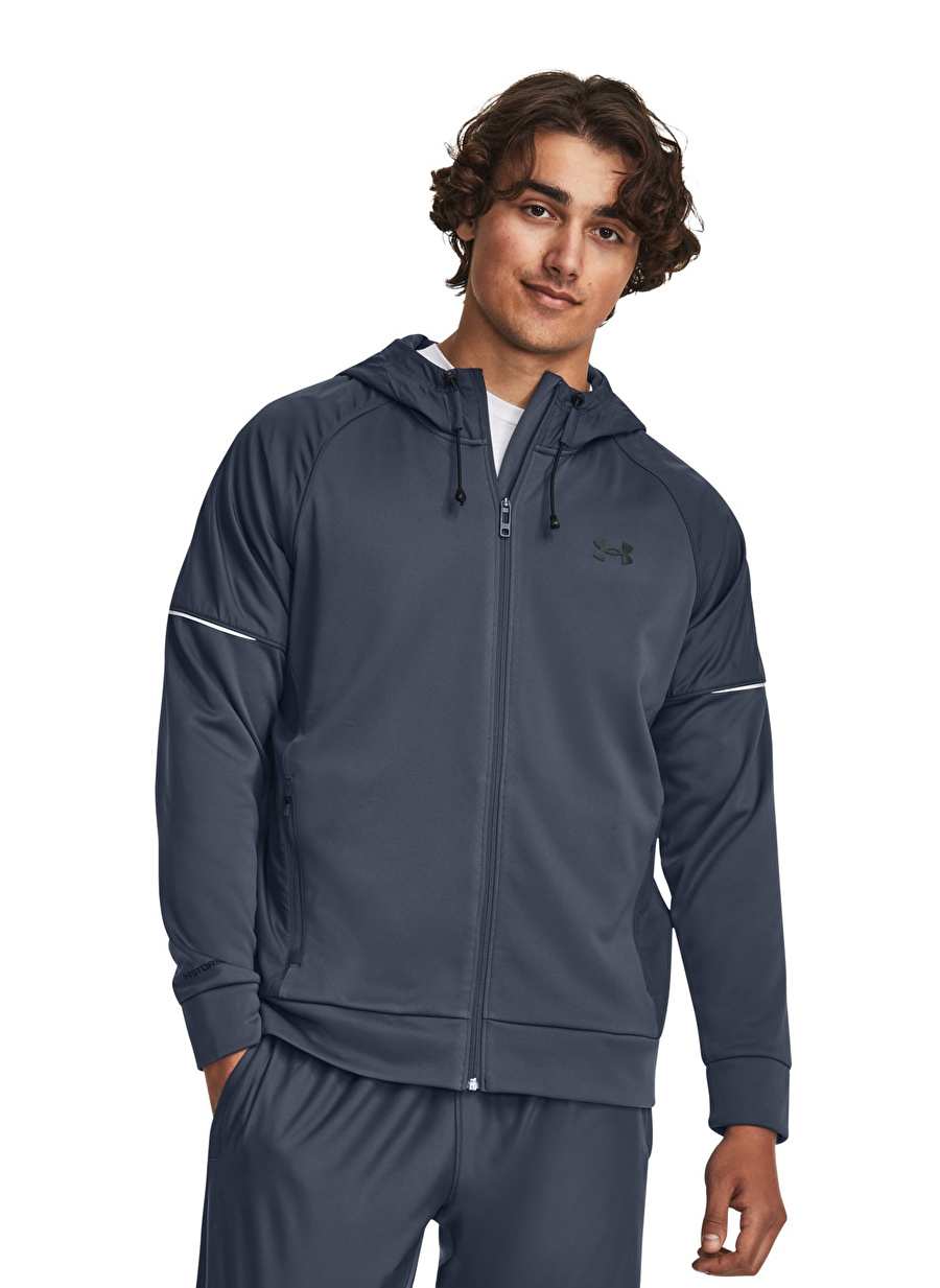 Under Armour Gri Erkek Zip Ceket 1373781-044 UA AF Storm FZ Hoodie