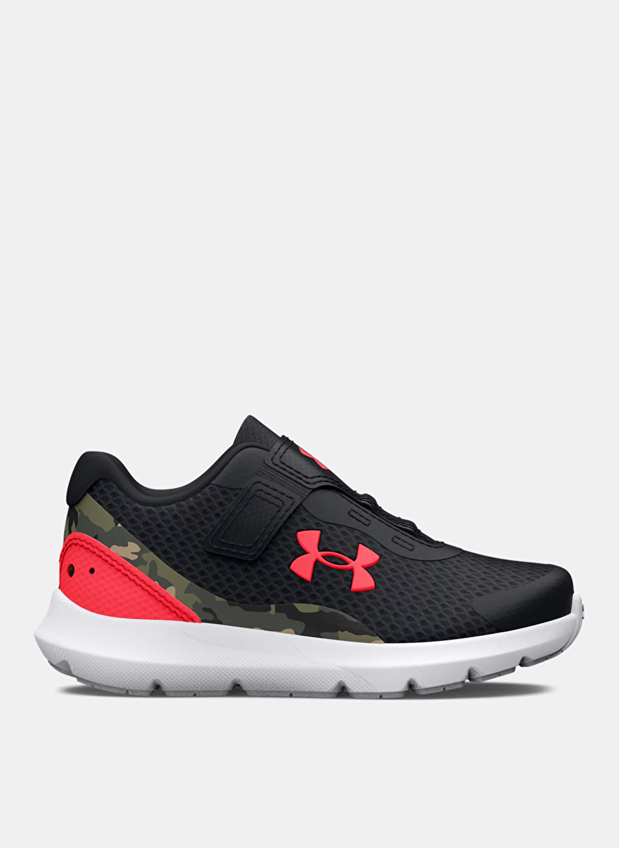 Under Armour Siyah Erkek Çocuk Koşu Ayakkabısı 3026690-001 UA BPS Surge 3 Print AC