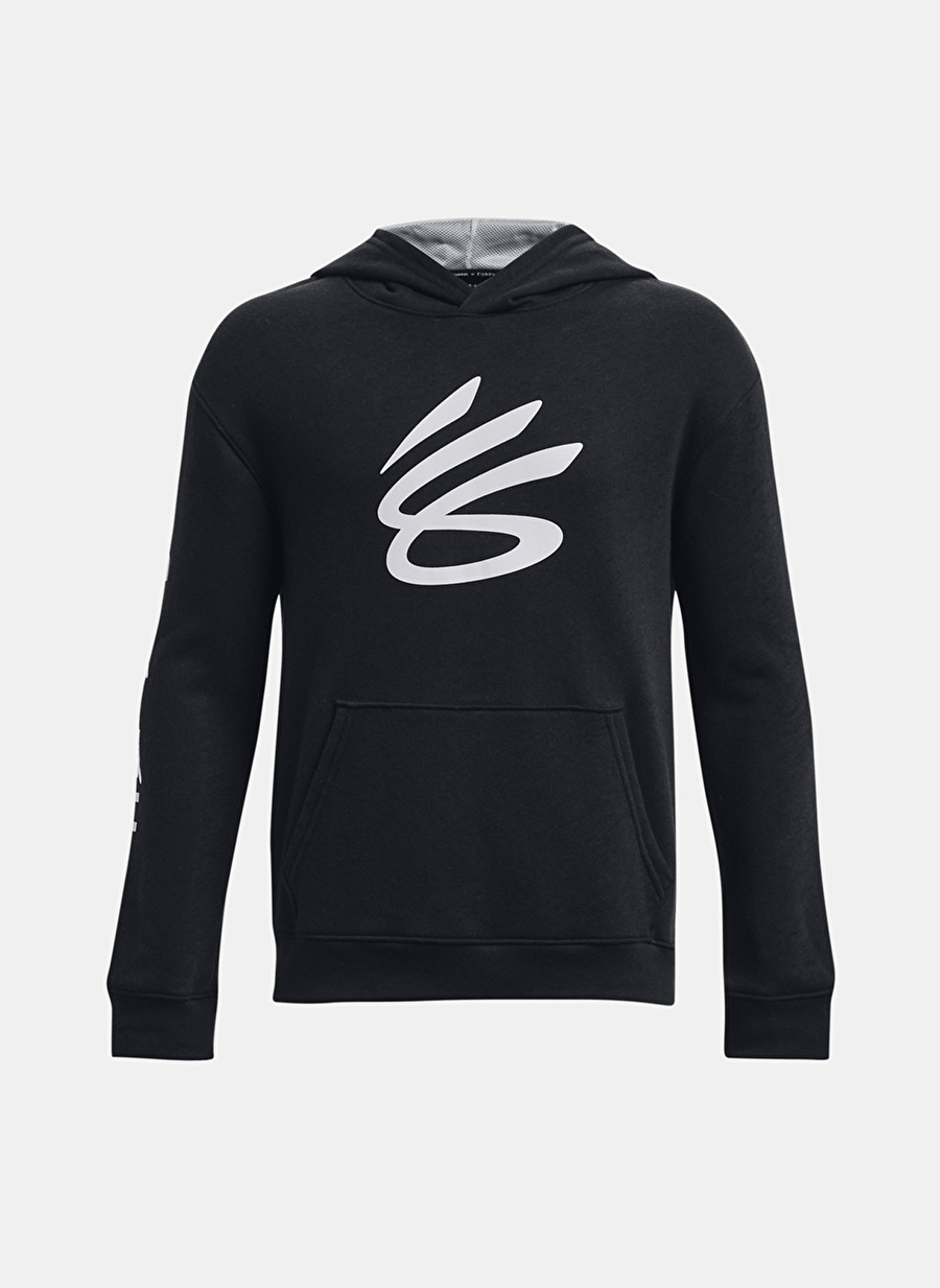 Under Armour Siyah Erkek Çocuk Sweatshirt 1380333-001 Curry Boys Splash Hoodi