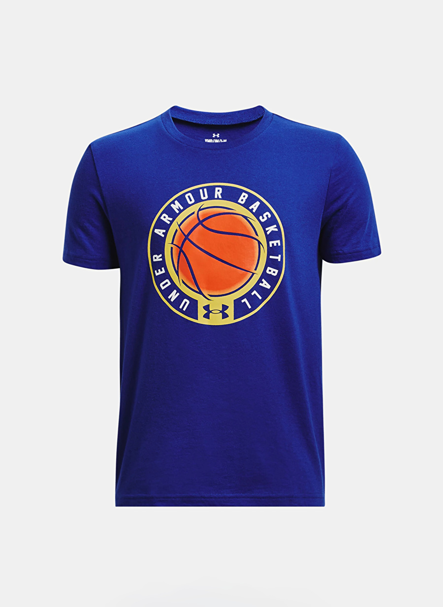 Under Armour Mavi Erkek Çocuk T-Shirt 1380049-401 UA BBALL ICON SS