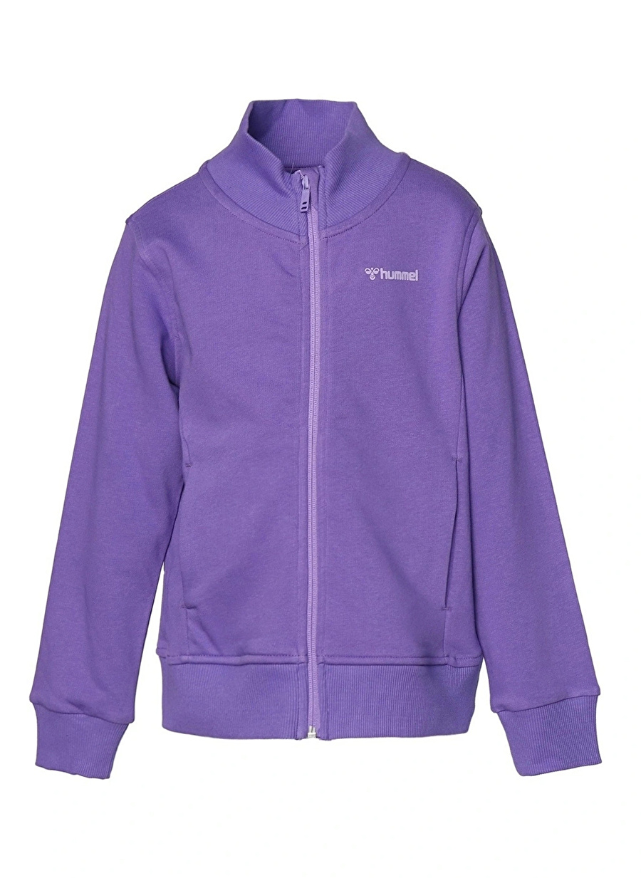 Hummel Kız Çocuk Mor Sweatshırt 921732-3524 HMLSAPONARIA ZIP JACKET