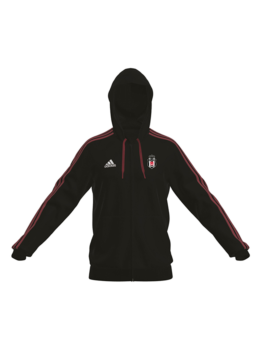 adidas Siyah Erkek Zip Ceket HY0338-BJK DNA FZ HD