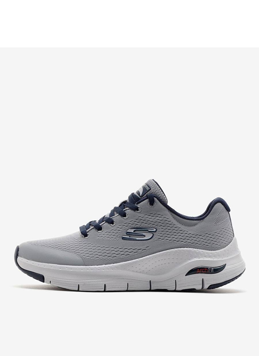 Skechers Gri - Lacivert Erkek Lifestyle Ayakkabı 232040TK GYNV ARCH FİT