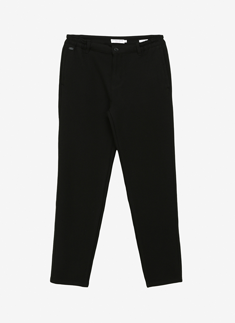 U.S. Polo Assn. Normal Bel Normal Paça Jogger Siyah Erkek Pantolon LUNAH