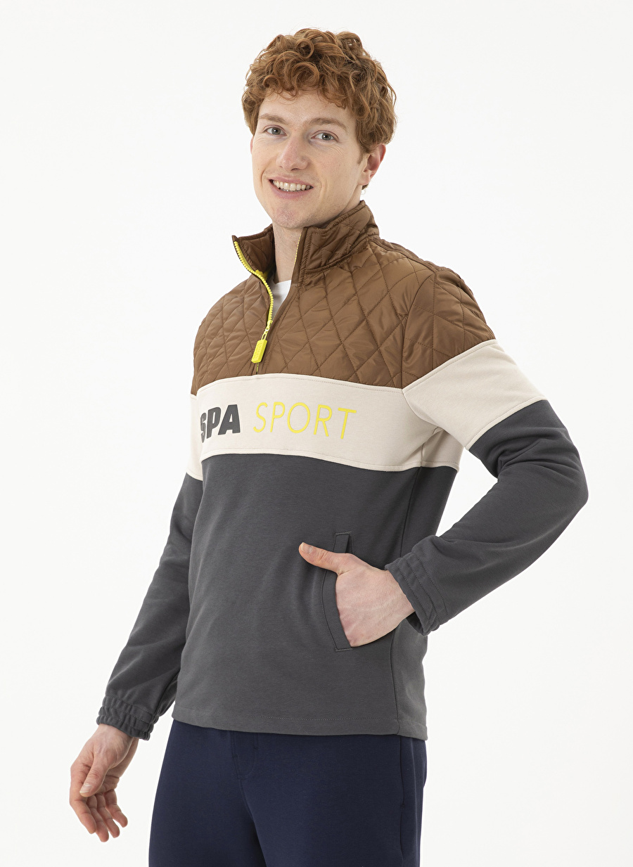 U.S. Polo Assn. Antrasit Erkek Dik Regular Fit Sweatshirt RC-DUYGA _2