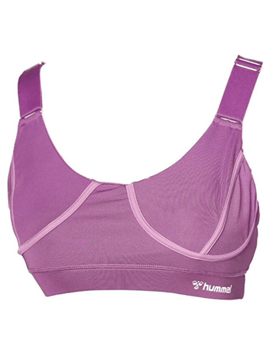 Hummel Mor Kadın Yuvarlak Yaka T-Shirt 911768-3607 HMLBELLI BRA