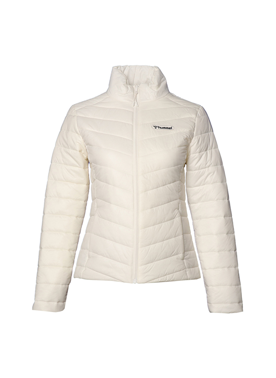 Hummel Beyaz Kadın Dik Yaka Mont 940203-9003 HMLJAYRIN ZIP COAT