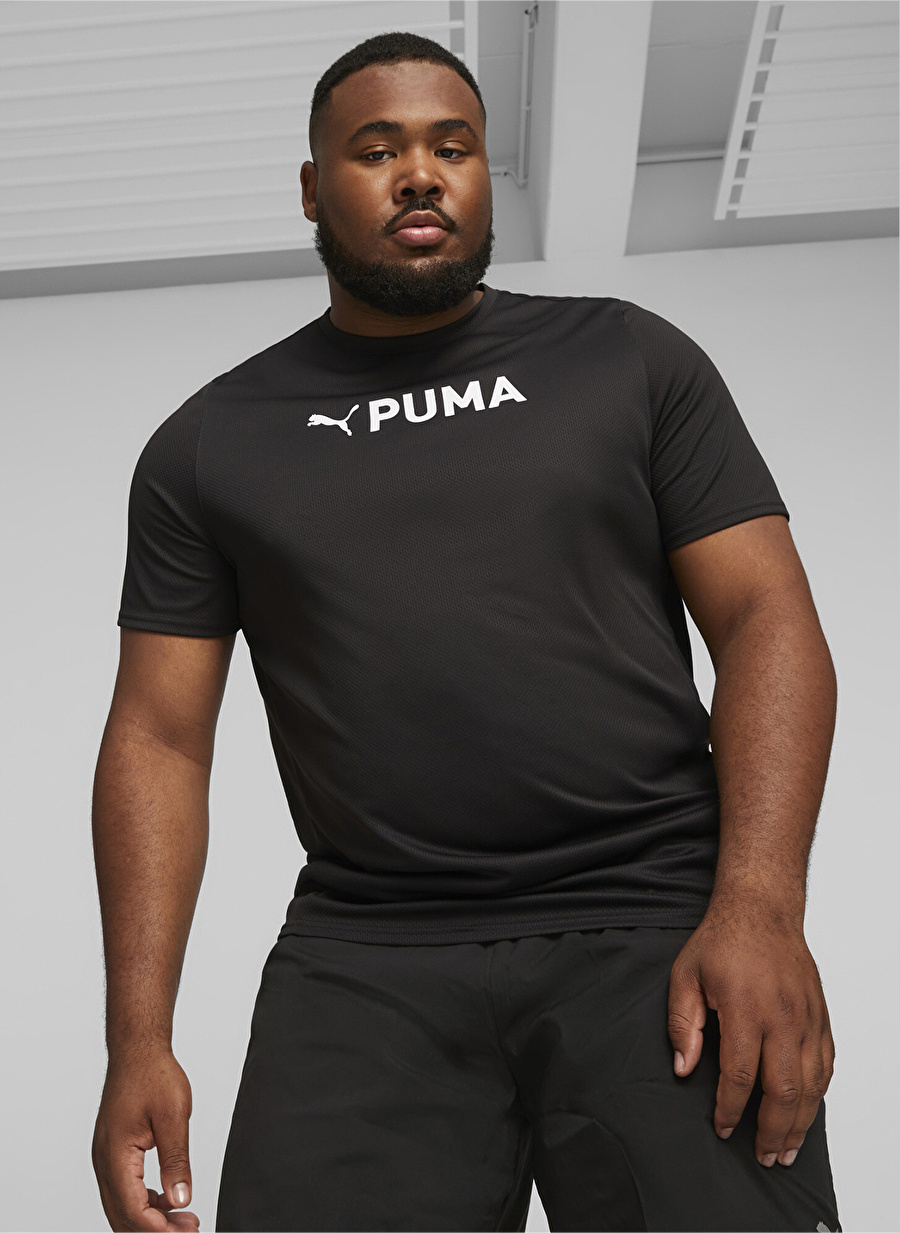 Puma Siyah Erkek T-Shirt Puma Fit Ultrabreathe Tee