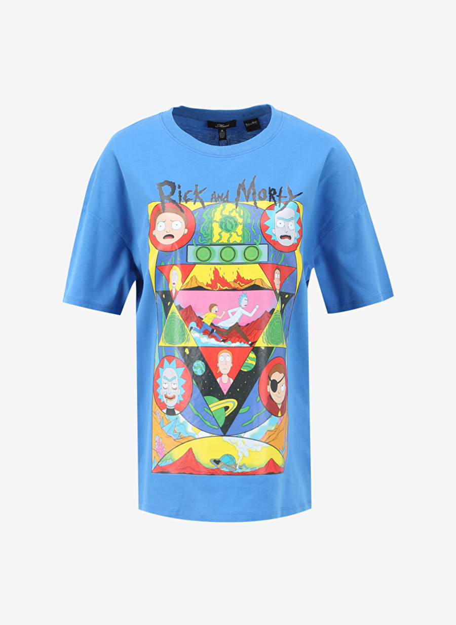 Mavi Mavi Kadın T-Shirt M1610941-70772 RICK AND MORTY BASKI