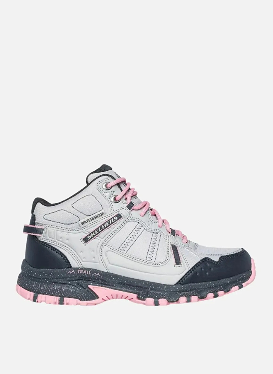 Skechers Gri - Pembe Kadın Outdoor Ayakkabısı 180021 GYPK HILLCREST