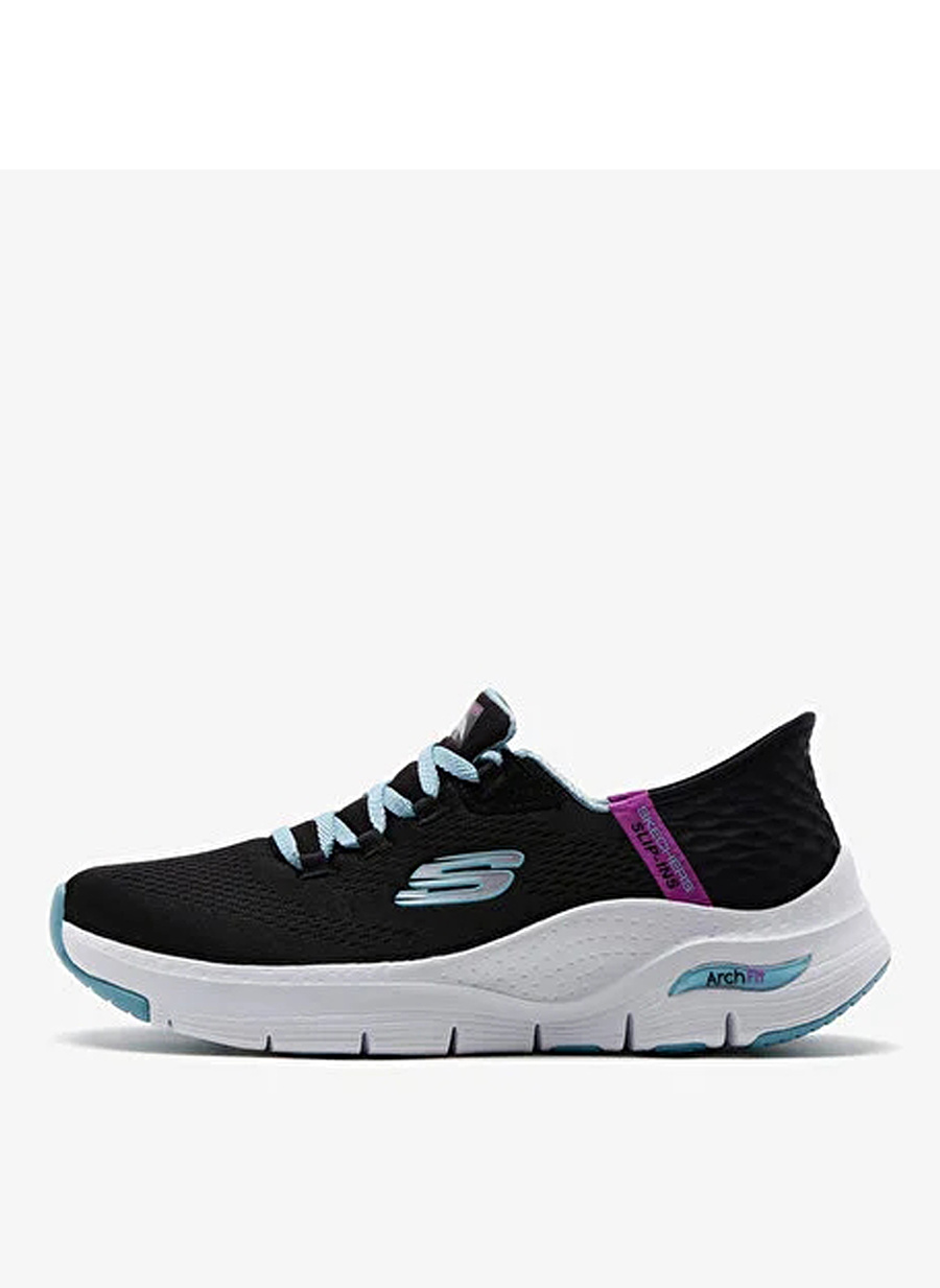 Skechers Çok Renkli Kadın Lifestyle Ayakkabı 149568 BKMT ARCH FIT