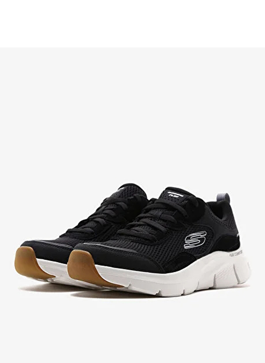 Skechers Siyah - Beyaz Erkek Lifestyle Ayakkabı 232685 BKW FLEX COMFORT _2