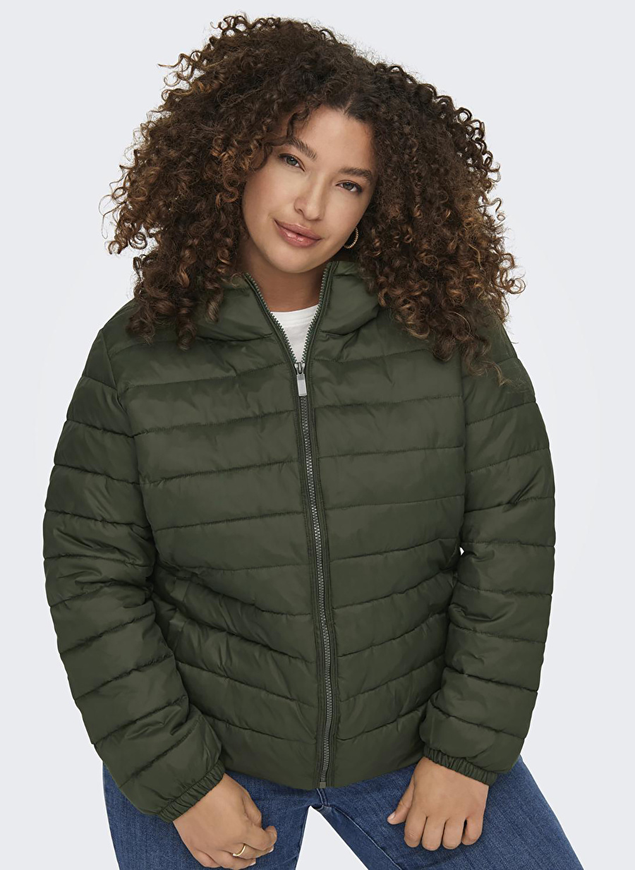 Only Yeşil Kadın Mont CARTAHOE HOOD JACKET OTW NOOS