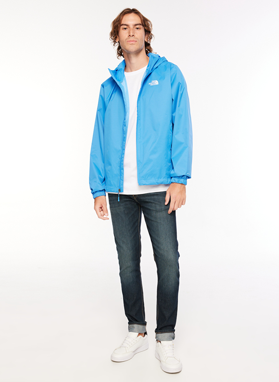 The North Face Mavi Erkek Kapüşonlu  Mont NF00A8AZJOQ1_M QUEST JACKET - EU