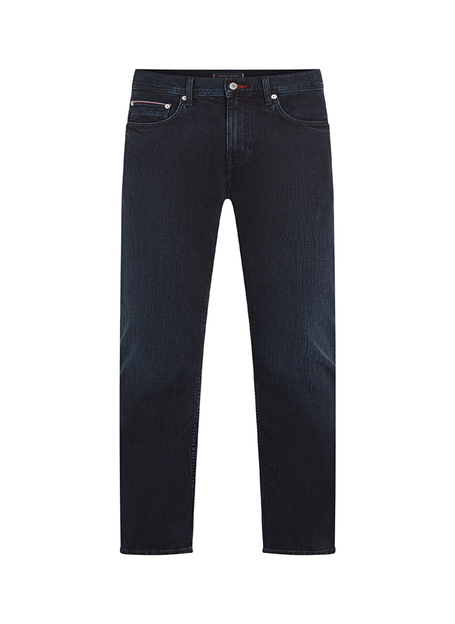 Tommy Hilfiger Normal Bel Normal Paça Slim Fit Siyah Erkek Denim Pantolon MW0MW333381BL_4