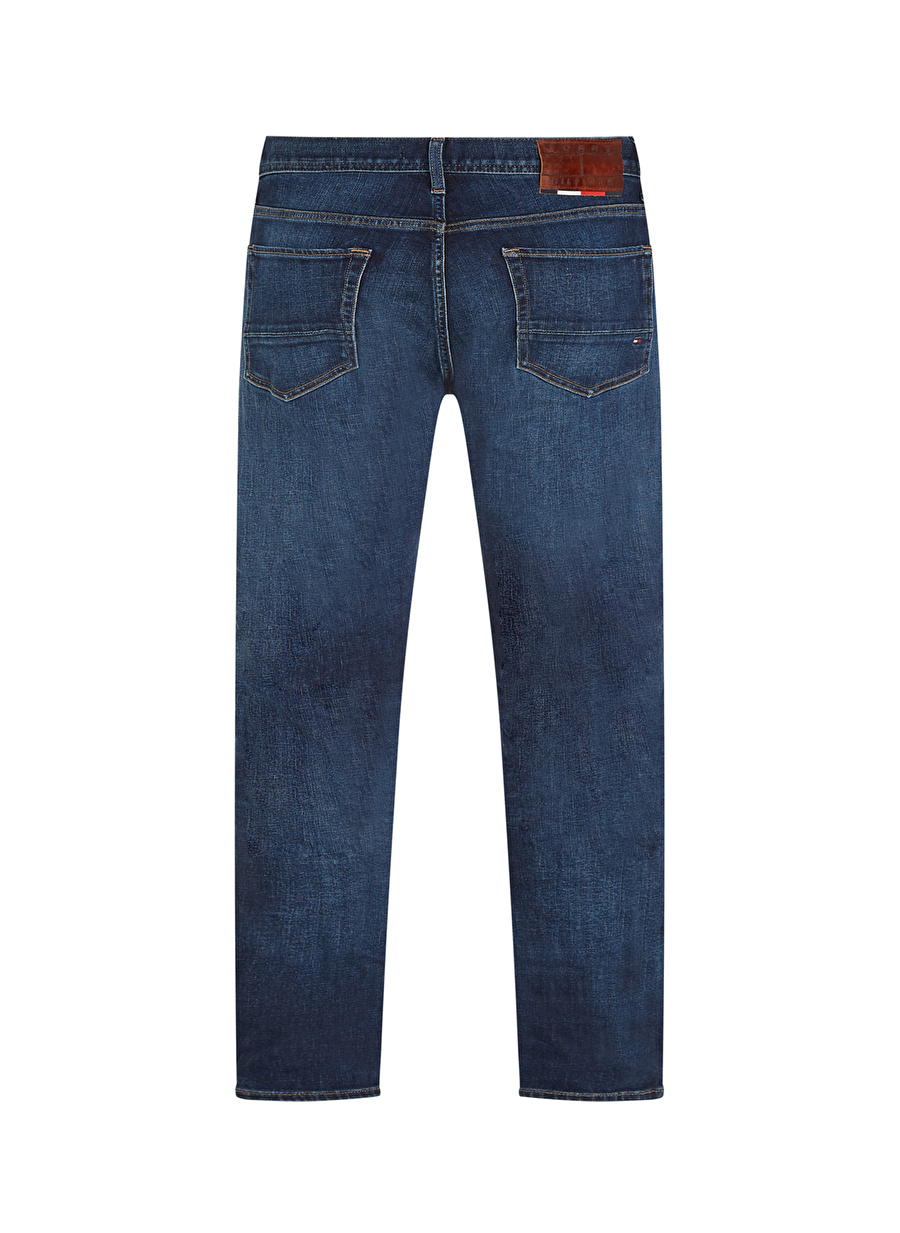 Tommy Hilfiger Normal Bel Normal Paça Slim Fit Mavi Erkek Denim Pantolon MW0MW333471A8_6