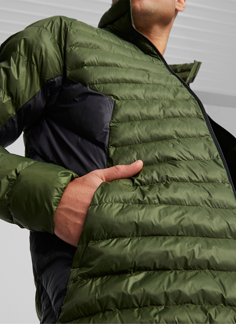 Yeşil Erkek Fermuarlı Mont PackLITE Primaloft Jacket Myrtle