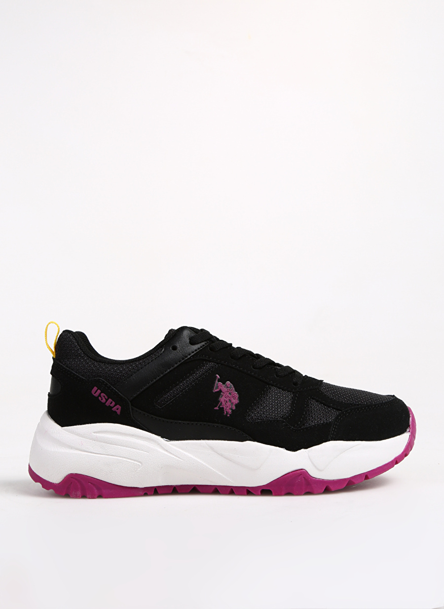 U.S. Polo Assn. Siyah Kadın Sneaker 3W SATORI WMN 3PR