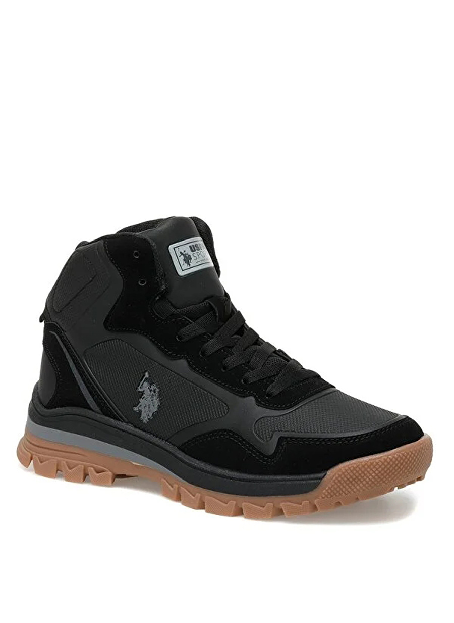 U.S. Polo Assn. Siyah Erkek Outdoor Bot 3W SAGAN HI 3PR _1